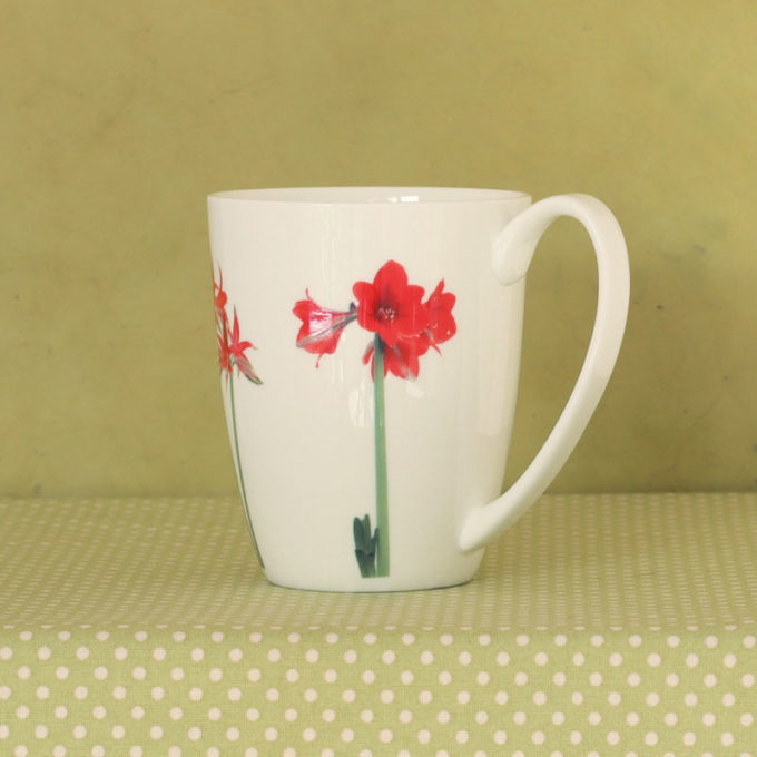 Becher Fine Bone China 250 ml "Amaryllis"