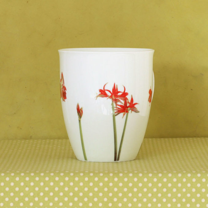 Becher Fine Bone China 350 ml "Amaryllis"